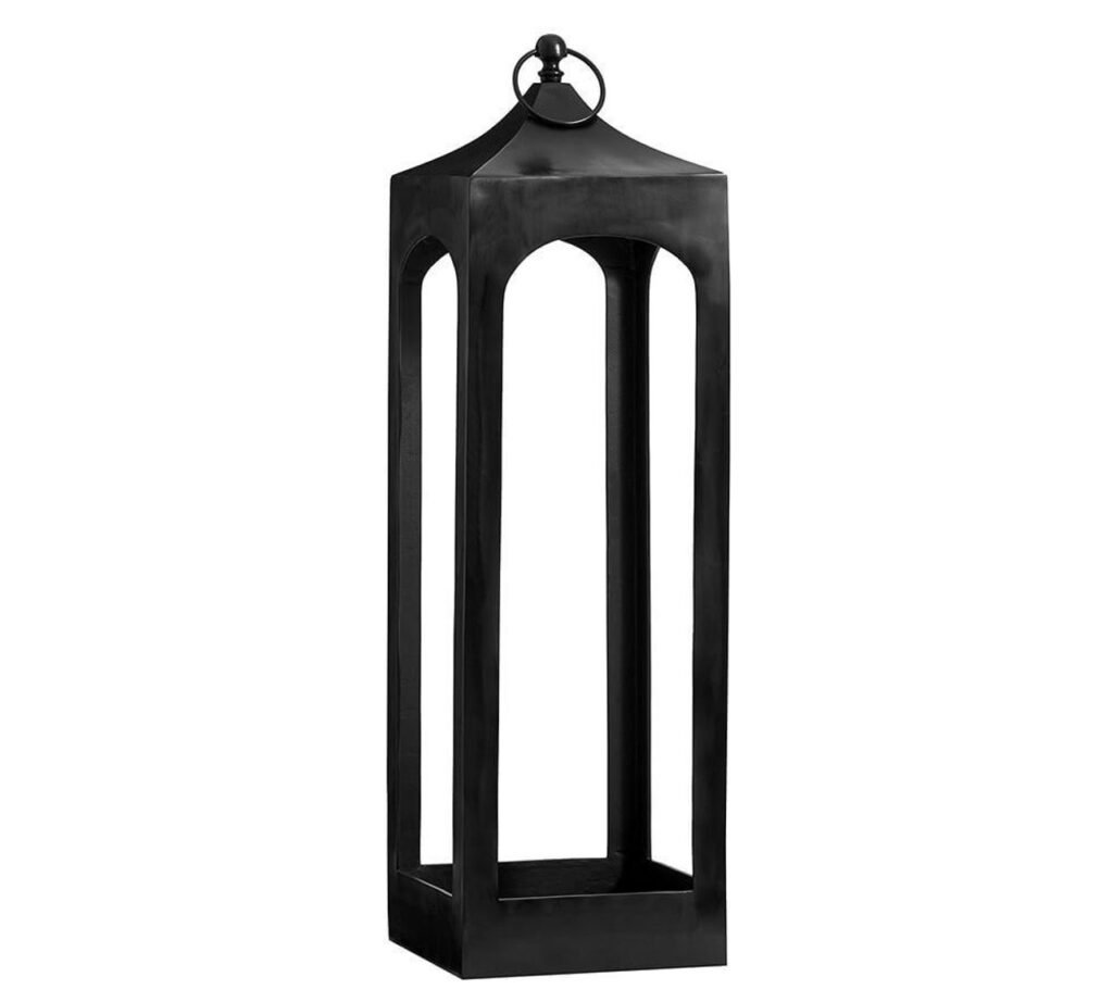 Caleb Handcrafted Metal Indoor-Outdoor Lantern